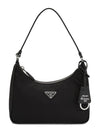 Re-Edition 2005 Silver Logo Re-Nylon Saffiano Mini Bag Black - PRADA - BALAAN 2