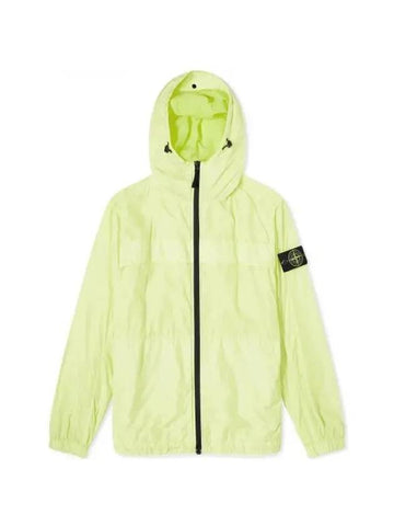 Crinkle Reps Hooded Jacket Lemon - STONE ISLAND - BALAAN 1