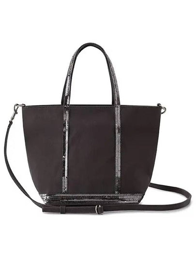 Canvass Cabas Tote Bag Gray - VANESSA BRUNO - BALAAN 2