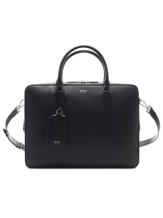 Grained Leather Elliot Brief Case Black - TOM FORD - BALAAN 2