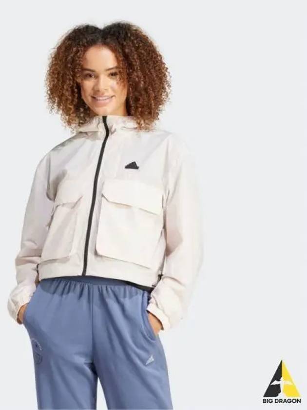 Women s City Escape Lightweight Windbreaker PUTMAU - ADIDAS - BALAAN 1