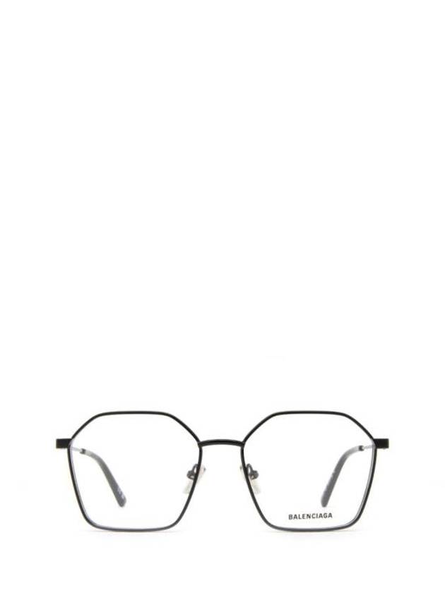 Eyewear Logo Geometric Eyeglasses Black - BALENCIAGA - BALAAN 1