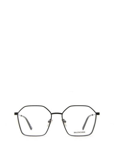 Eyewear Logo Geometric Eyeglasses Black - BALENCIAGA - BALAAN 1