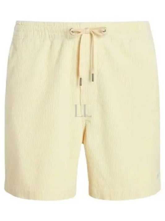 Cordyroy Prepster Shorts Cream - POLO RALPH LAUREN - BALAAN 2