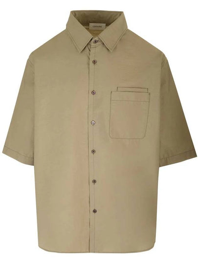 Double Pocket Short Sleeve Khaki - LEMAIRE - BALAAN 2