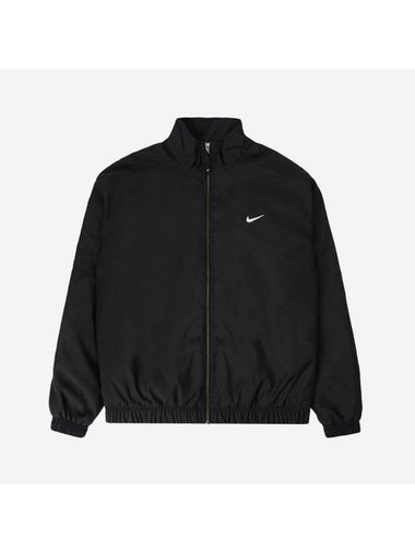 Sportswear NRG Solo Swoosh Satin Bomber Jacket Black Doll - NIKE - BALAAN 1