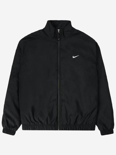 Sportswear NRG Solo Swoosh Satin Bomber Jacket Black Doll - NIKE - BALAAN 1