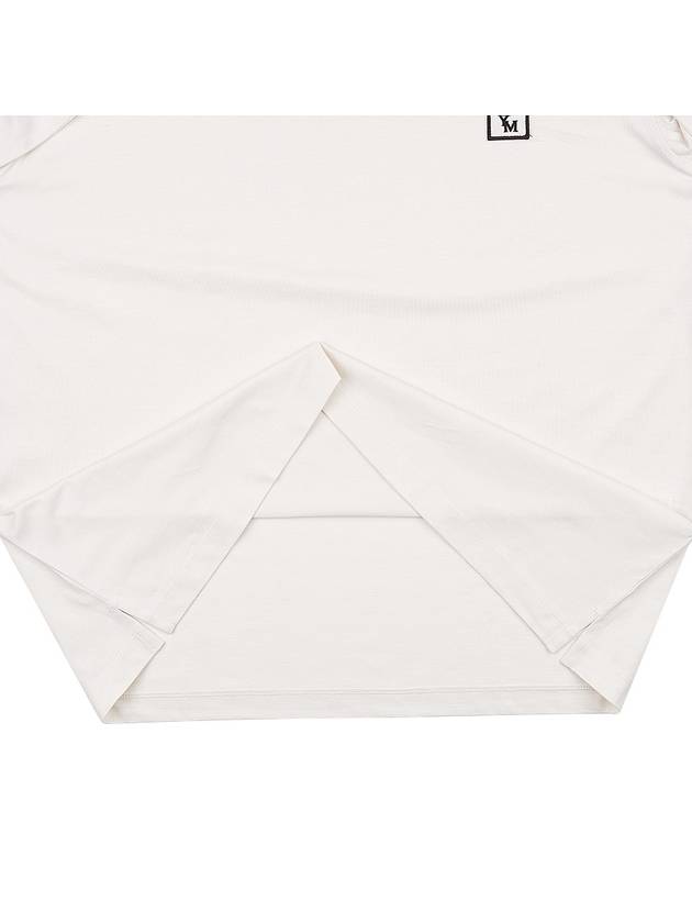 Cotton Back Logo Long Sleeve T-Shirt Ivory - WOOYOUNGMI - BALAAN 11