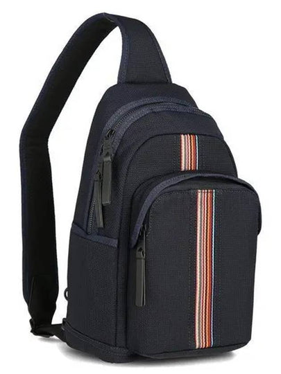 Striped Logo Sling Cross Bag Navy - PAUL SMITH - BALAAN 2