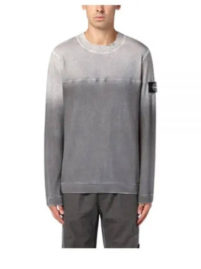 Recycle Organic Cotton Sweatshirt Grey - STONE ISLAND - BALAAN 2