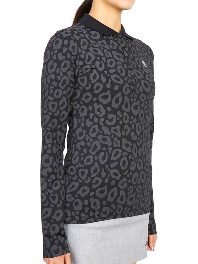 Golf Wear Polo Long Sleeve T-Shirt G01552 G40 - HYDROGEN - BALAAN 3