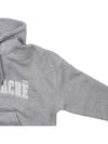 Coeur Sacre Embroidered Lettering Logo Hoodie Grey - AMI - BALAAN 5