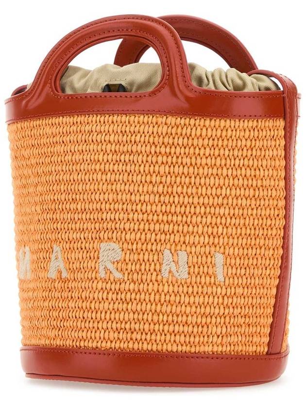 Tropicalia Small Bucket Bag Orange - MARNI - BALAAN 3