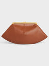 Triomphe Lambskin Pouch Bag Tan - CELINE - BALAAN 3