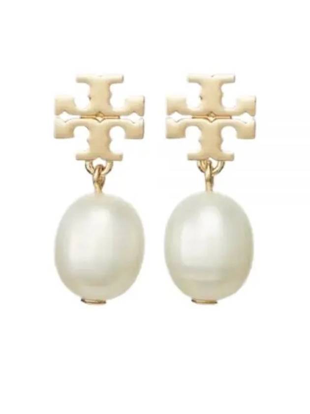 Kira Pearl Drop Earrings Gold - TORY BURCH - BALAAN 2