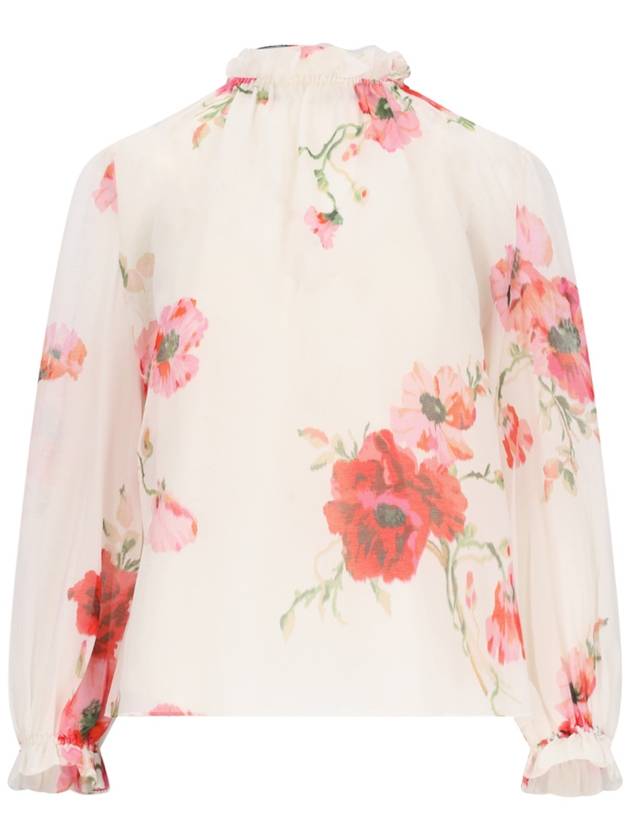 Lightburst Billow Blouse Cream - ZIMMERMANN - BALAAN 2