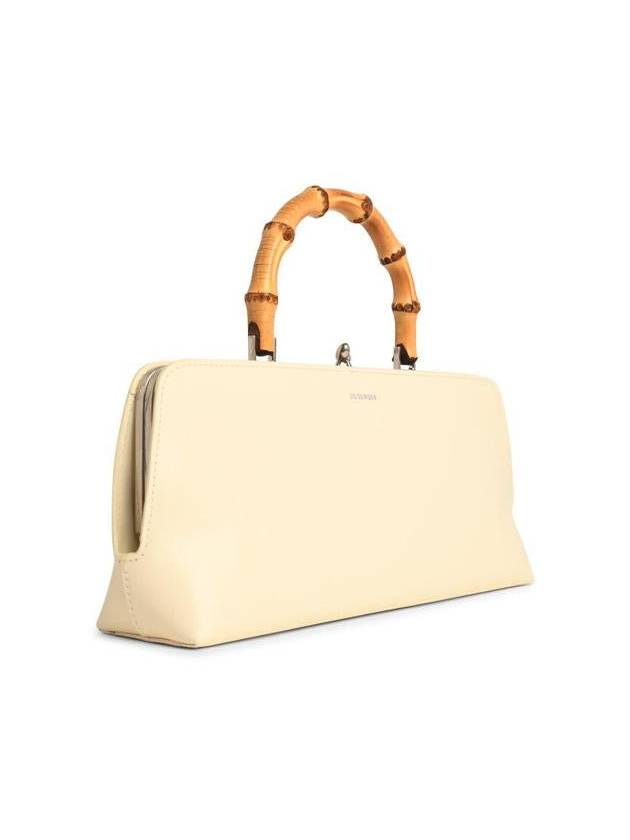 Jil Sander 'Goji' Cream Leather Bag - JIL SANDER - BALAAN 2