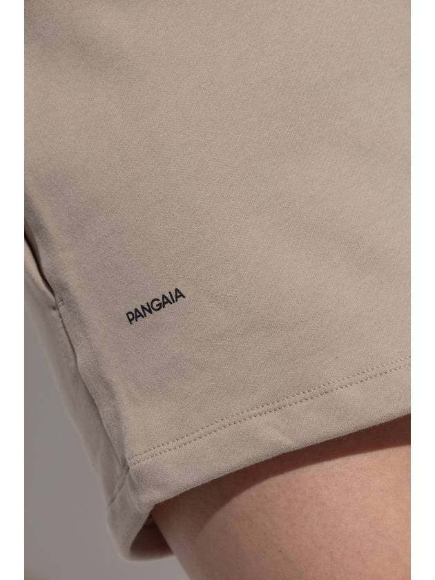 Pangaia Logo Shorts, Unisex, Beige - PANGAIA - BALAAN 7