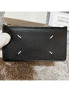 Signature Stitch Zipper Card Wallet Black - MAISON MARGIELA - BALAAN 5