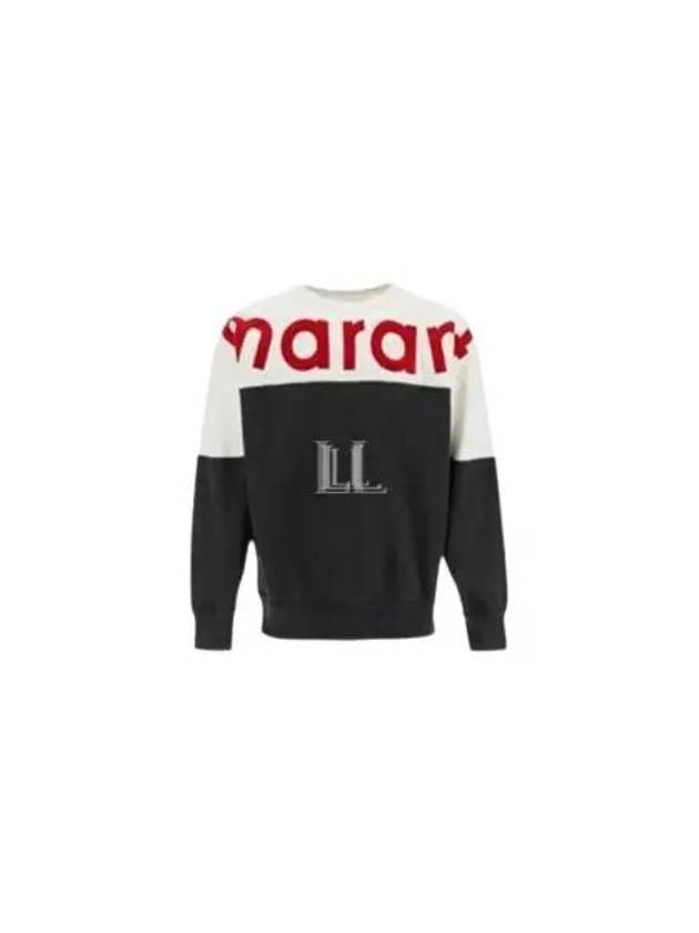 Howley Logo Crew Neck Sweatshirt Faded Black - ISABEL MARANT - BALAAN 2