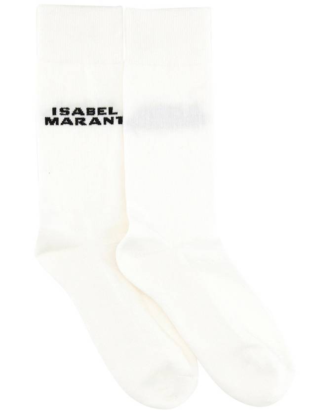 23 F W Isabel Marant Logo DAWI Socks CT009JFA A2C23A 20WH B0230829489 - ISABEL MARANT - BALAAN 2