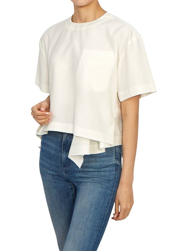 2407035 151 Women s short sleeve blouse - SACAI - BALAAN 6