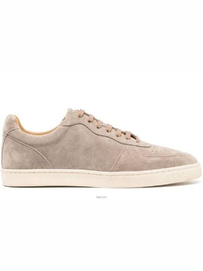 Suede Low Top Sneakers Beige - BRUNELLO CUCINELLI - BALAAN 2