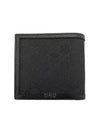 GG Supreme Canvas Nylon Half Wallet Black - GUCCI - BALAAN 4