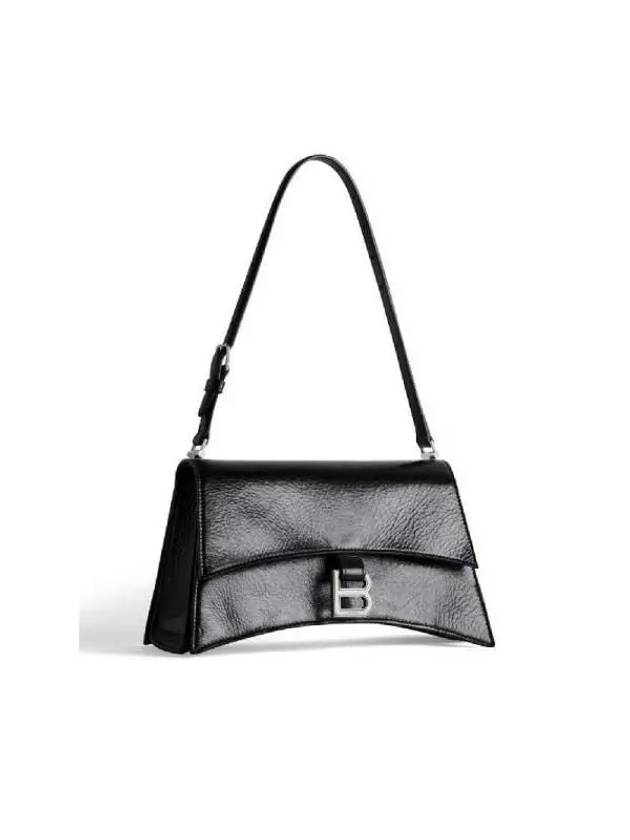 Crush Small Shoulder Bag Black - BALENCIAGA - BALAAN 3