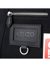 Paris Crossbody Strap Small Tote Bag Black - KENZO - BALAAN 7