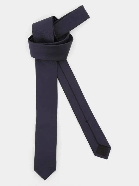 Double G Silk Tie Dark Blue - GUCCI - BALAAN 2