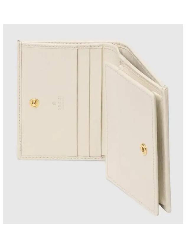 Horsebit 1955 Bifold Card Wallet White - GUCCI - BALAAN 7