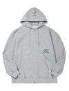 Side logo two-way hood zip-upmelange - EXPRESSHOLIDAY - BALAAN 1