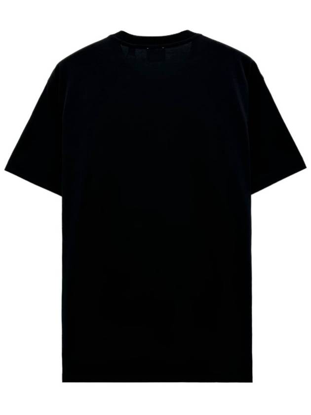 Logo Print Cotton Short Sleeve T-Shirt Black - BURBERRY - BALAAN 3