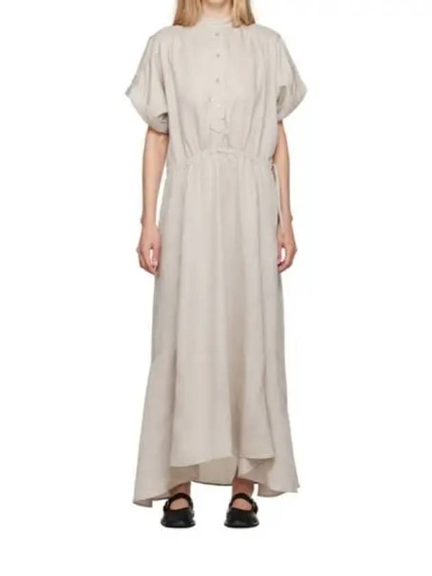 Valencia Long Dress Ecru - ISABEL MARANT - BALAAN 1