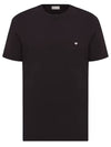 Embroidered Bee Cotton Jersey Short Sleeve T-Shirt Black - DIOR - BALAAN 2