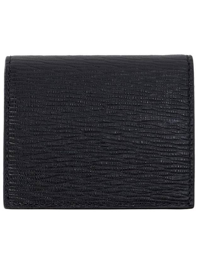 Gancini Logo Coin Wallet Black - SALVATORE FERRAGAMO - BALAAN 3