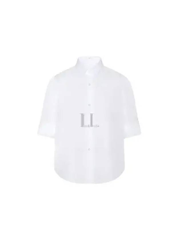 Women's Carpazi Cotton Shirt White - THE ROW - BALAAN 2