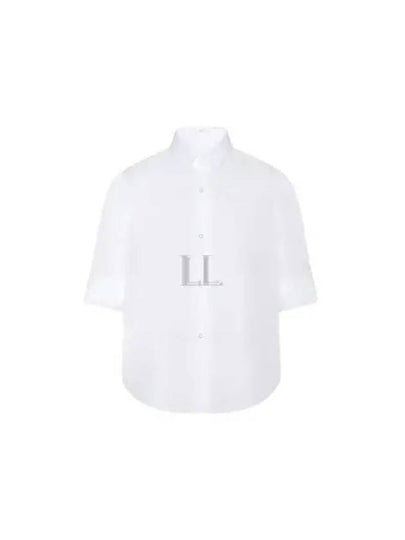 Women's Carpazi Cotton Shirt White - THE ROW - BALAAN 2