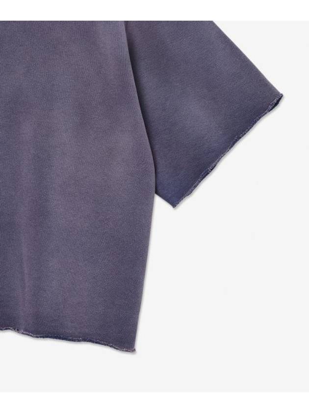 Men's Organic Cotton Short Sleeve T-Shirt Lilac - MAISON MARGIELA - BALAAN 5