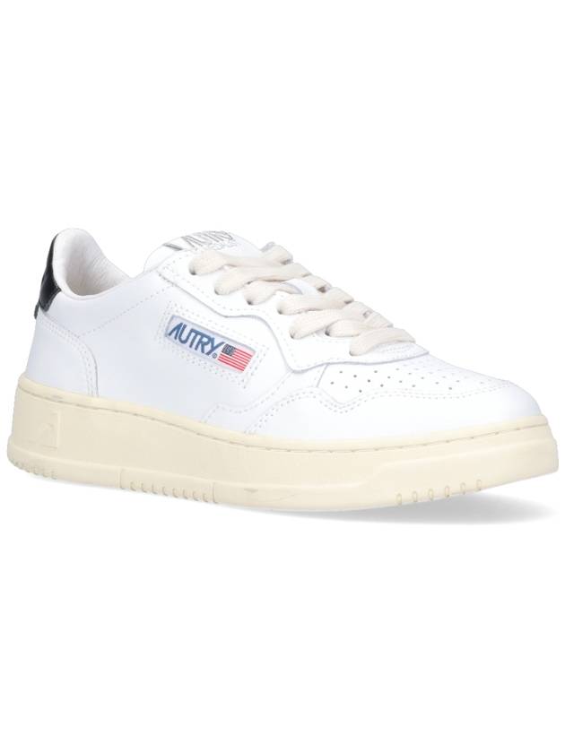 Medalist Goatskin Low Top Sneakers White - AUTRY - BALAAN 3