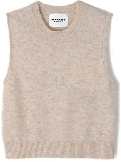 Ametis Knit Vest Beige - ISABEL MARANT - BALAAN 2