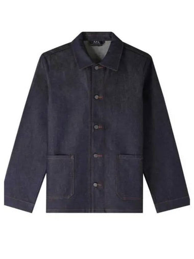 Kerlouan Denim Shirt Jacket Navy - A.P.C. - BALAAN 1