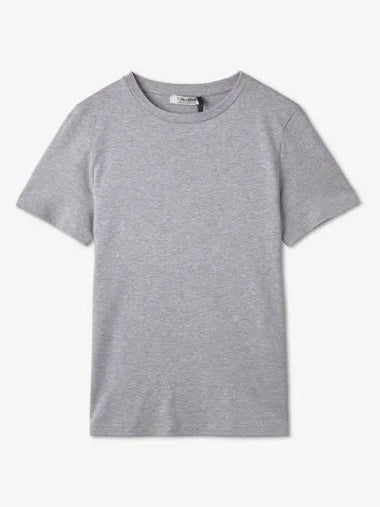 Max Mara Angry Short Sleeve T Shirt Melange Gray 99710231600001 - S MAX MARA - BALAAN 1