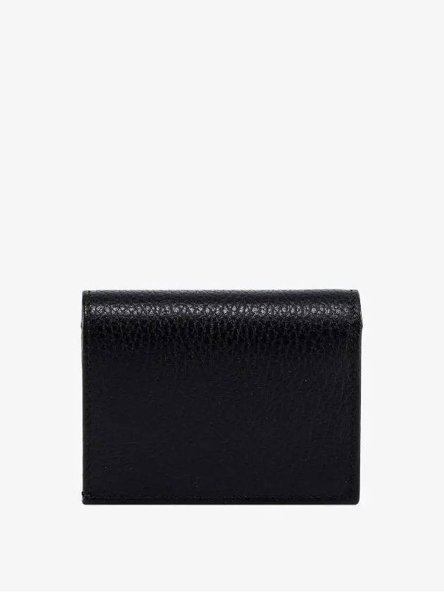 GG Marmont Leather Half Wallet Black - GUCCI - BALAAN 3