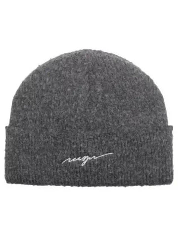 logo embroidered wool beanie 3740ML03 247574 98 - MSGM - BALAAN 1