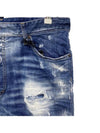 Men's Doodle FL Marine Shorts Blue - DSQUARED2 - BALAAN 3