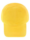 UCAPP14 YELLOW Side logo embroidery ball cap - KITON - BALAAN 1