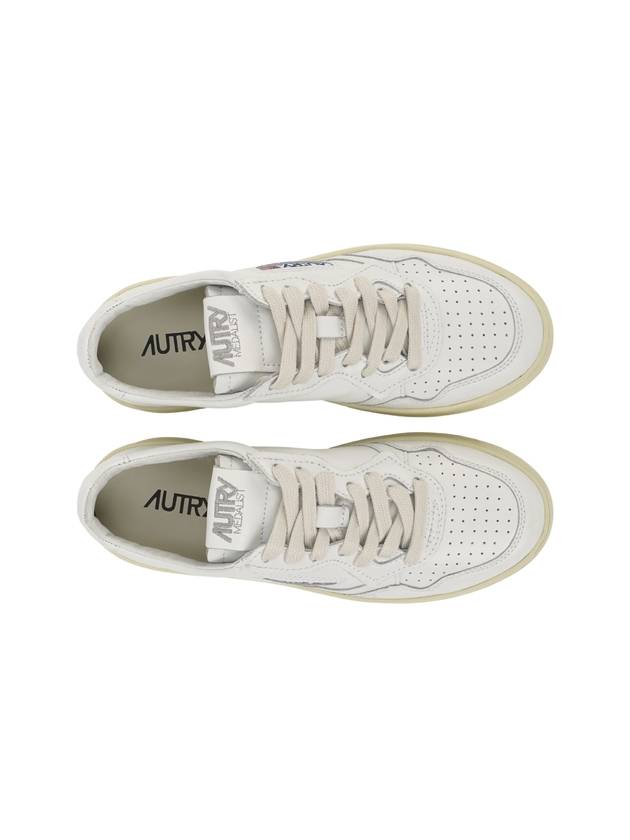 Medalist Leather Low Top Sneakers White - AUTRY - BALAAN 4