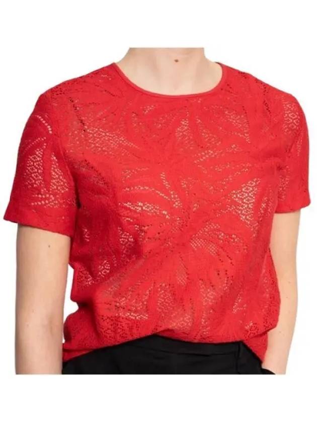 Lettera Short Sleeve T-Shirt Red - MAX MARA - BALAAN 2